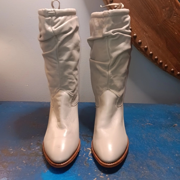 80s leather boots - Picture 2 of 5